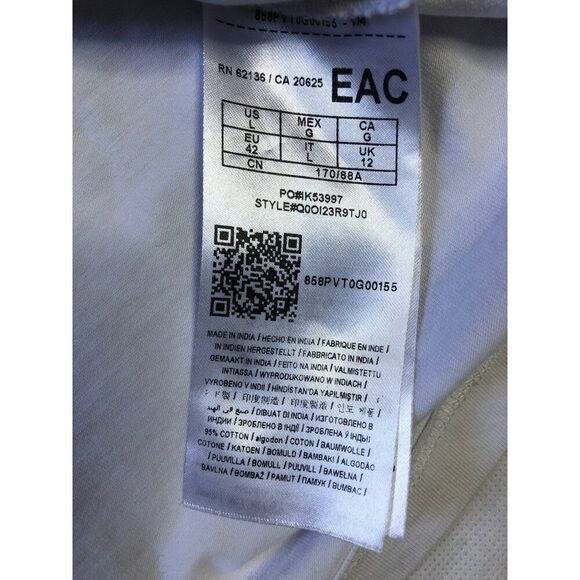 Guess Sequins Logo White Tank Top - Picture 6 of 6